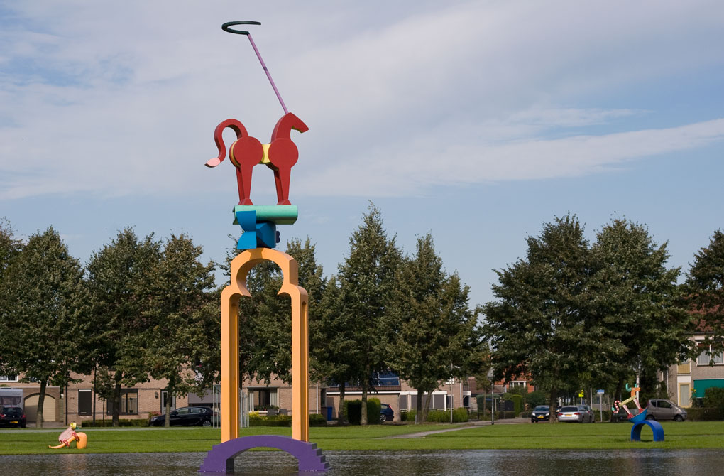expectate et laborate, a big sculpture in Genemuiden