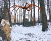 the spider Anansi made of cortensteel, height 5 metre