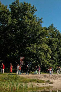 In Tilburg tijdens de manifestatie Darwin treft God.