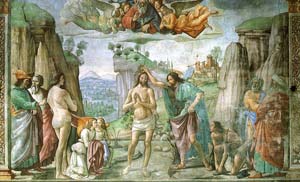 de doop van Christus door Johannes de Doper